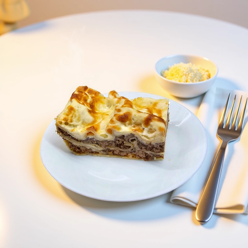 Лазанья с говядиной